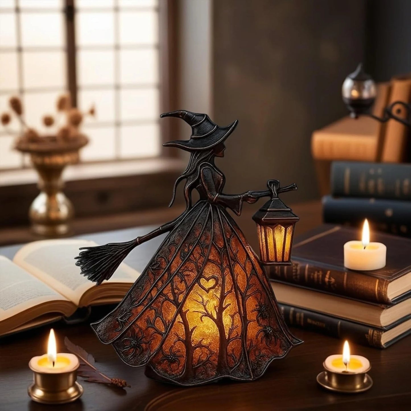 Spooky Witch Hat LED Lamp