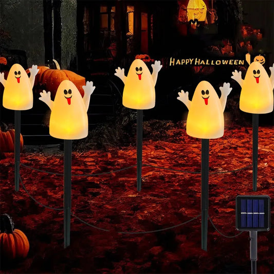Pumpkin Solar Glow Lights