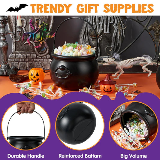 Halloween Cauldron Candy Bucket