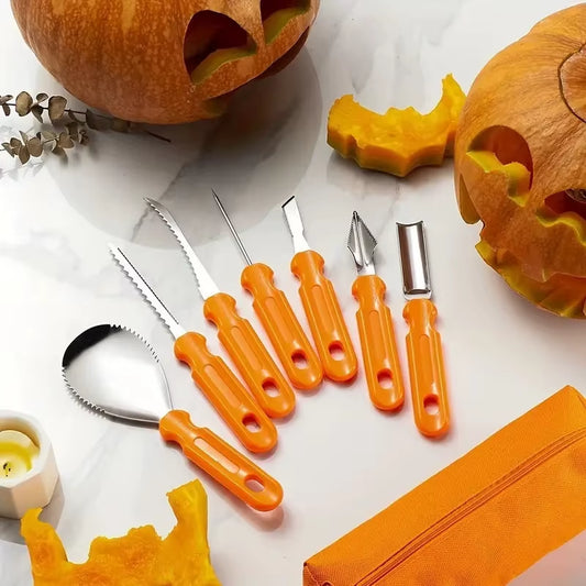 7PCS Halloween Pumpkin Carving Tool Set