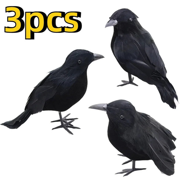 Spooky Crow Decorations