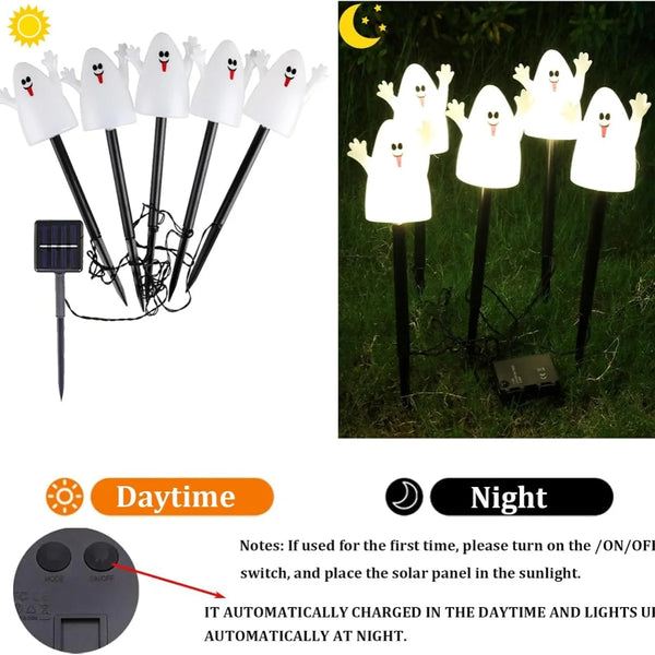 Pumpkin Solar Glow Lights