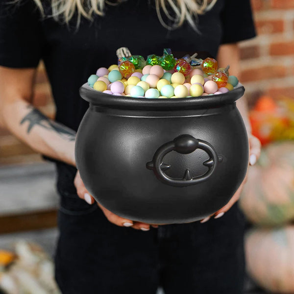 Halloween Cauldron Candy Bucket