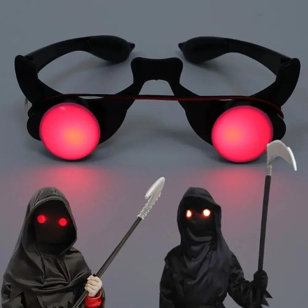 Spooky Glow Red Eye Glasses