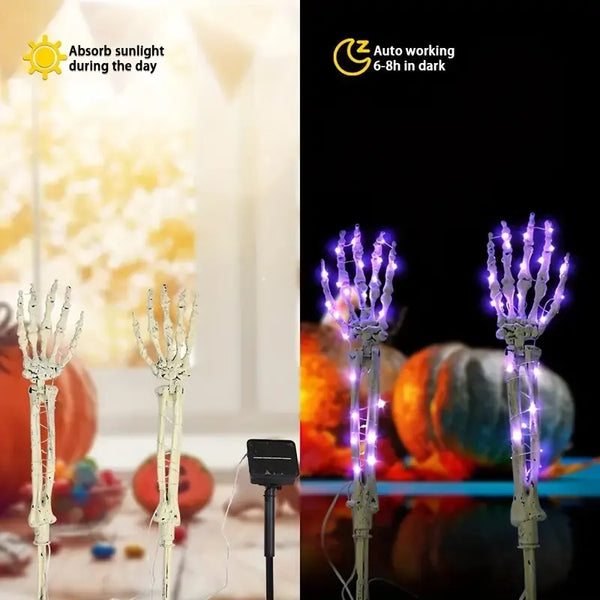 Spooky Ghost Hand Garden Lights