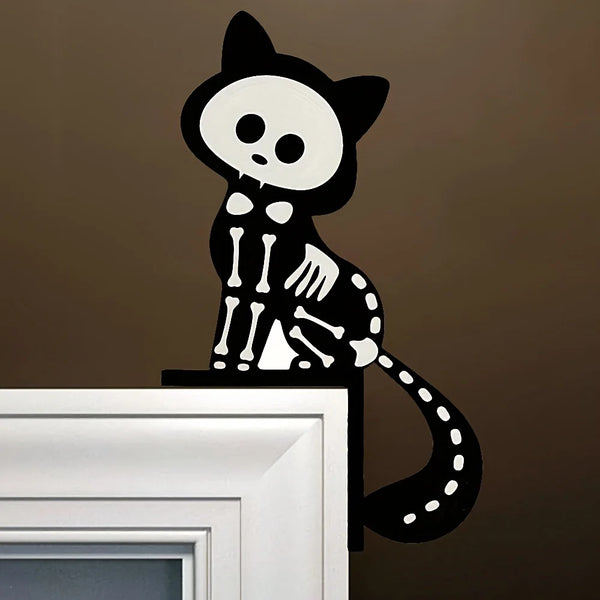 Spooky Cat Corner Decor