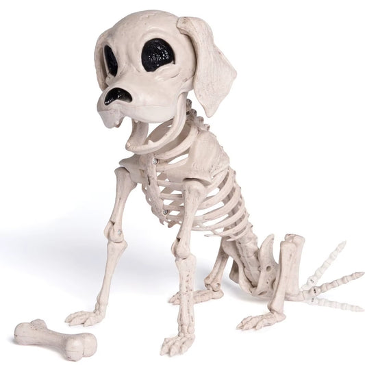 Skeleton Puppy Decor