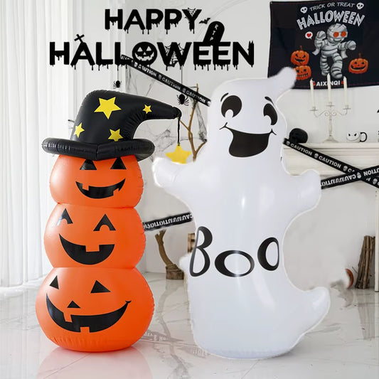 Spooky Pumpkin and Ghost Inflatables