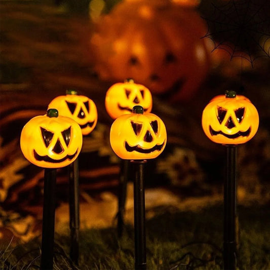 Pumpkin Solar Glow Lights