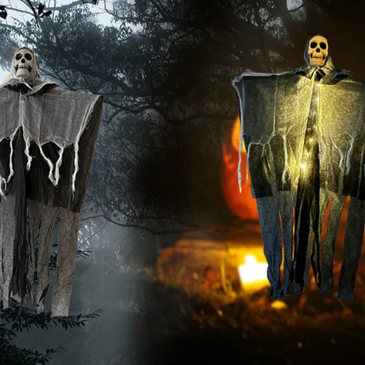 Spooky Skeleton Ghost Decor